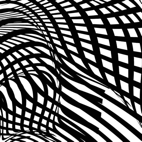 Abstract Black And White Stripe Shape Digital Art by Shuoshu | Fine Art America