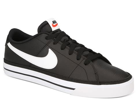 Nike Men's Court Legacy Leather Sneakers - Black/White/Gum | Catch.co.nz