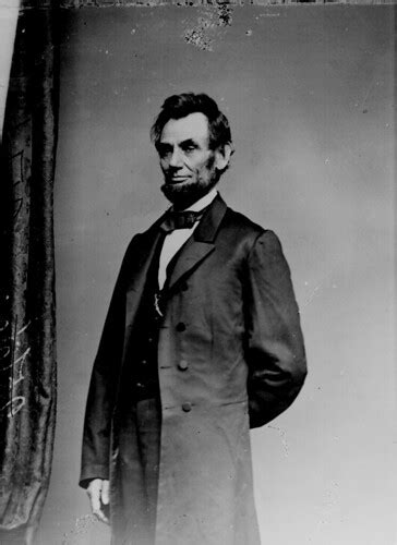 Abraham Lincoln | Abraham Lincoln, three-quarter-length, sta… | Flickr