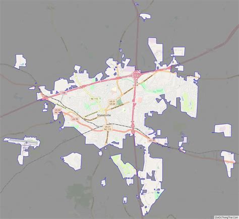 Map of Statesville city - Thong Thai Real