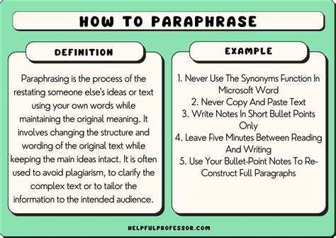 Summary And Paraphrase Practice