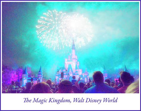 Fireworks, Magic Kingdom, Walt Disney World Photograph by A Macarthur ...