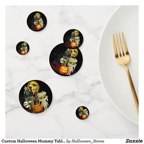 Custom Halloween Mummy Table Confetti | Table confetti, Halloween store ...