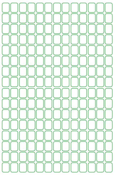 Free Printable Seed Bead Graph Paper Template [PDF]