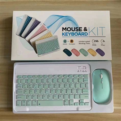 Rechargeable Bluetooth Keyboard & Mouse KIT Wireless