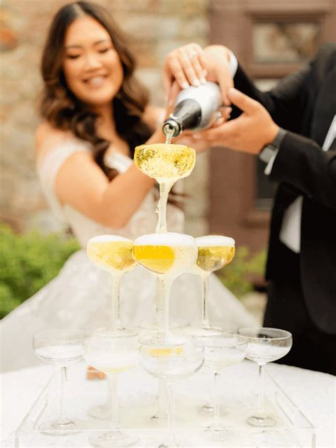 The Best Way to Make a Champagne Tower for Your Special Day