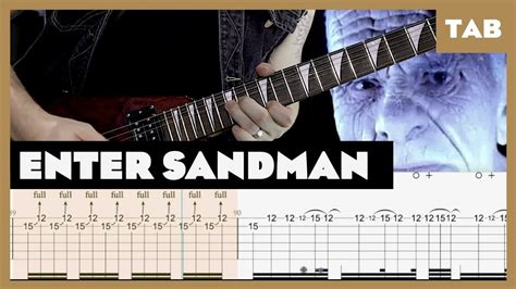 Enter Sandman Metallica Cover | Guitar Tab | Lesson | Tutorial - Mr. Tabs