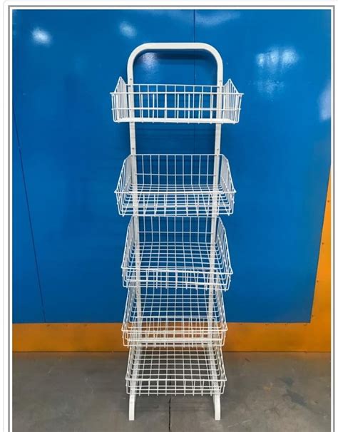 Stainless Steel Open Storage Snacks Display Rack, 4 Feet at Rs 2600/piece in New Delhi