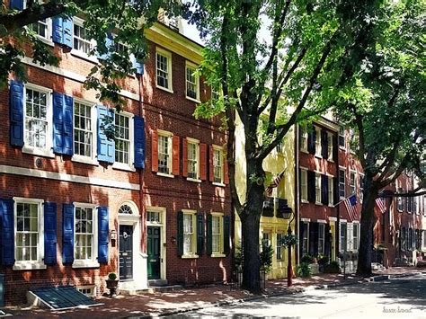 Philadelphia PA - Society Hill Street by Susan Savad | Society hill, Philadelphia pa, Philadelphia