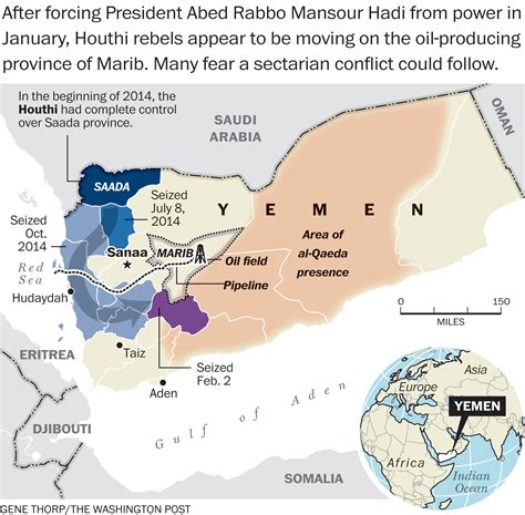 Houthi rebels in Yemen eye oil-rich province, sparking fears of all-out civil war - The ...