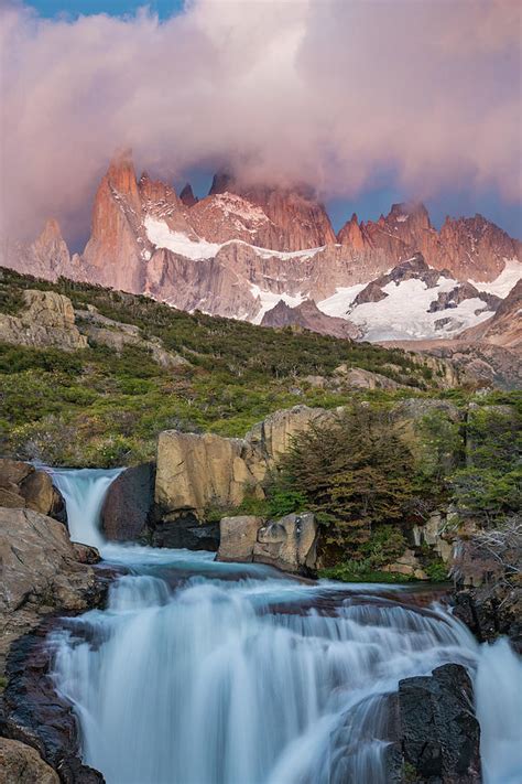 Fitz Roy Mountain With Cloud Cover Ant Photograph by Max Seigal | Fine ...