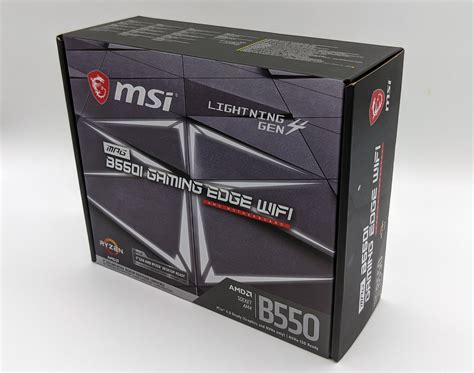 MSI B550i Gaming Edge Wifi in the Hands-On - Nice technology in a small ...