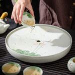 Lotus Japanese Porcelain Tea Set with Tray - Teasetbox.com