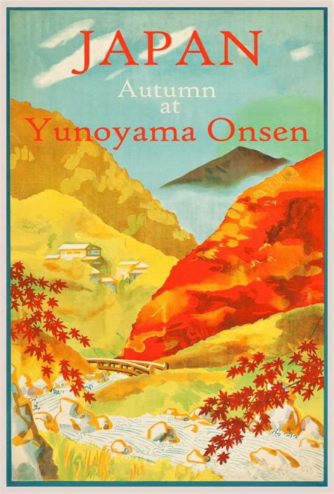 Japan Travel Poster Vintage Free Stock Photo - Public Domain Pictures