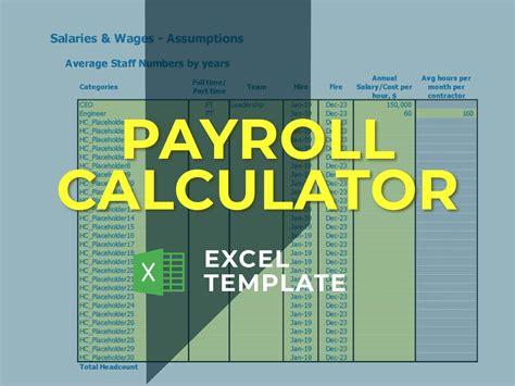 Excel payroll calculator 2023 - JeremyMaiya