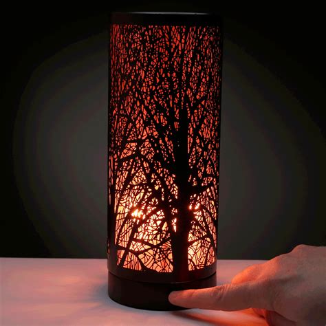Electric Aroma Warmer Lamp for Wax Melts - Red Tree Silhouette Novelty Gift | yhon-soto-store in ...