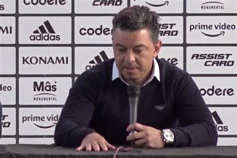 Marcelo Gallardo, emocionado, anunció su salida de River Plate | Video ...