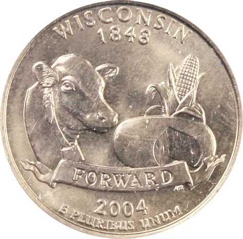 2004 D Wisconsin Extra Leaf Low 50 Statehood Quarter Pricing Guide | The Greysheet