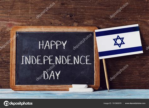 Text happy independence day and israeli flag Stock Photo by ©nito103 ...