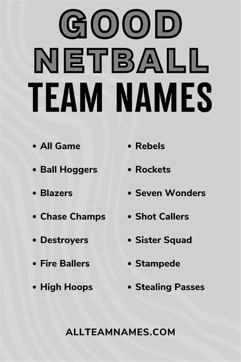 175 Netball Team Names That Score Major Points