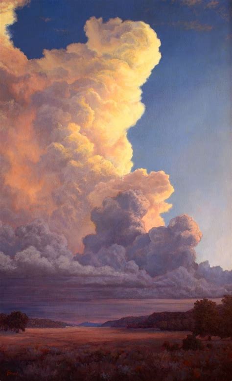 Beautiful Sky, Beautiful Landscapes, Landscape Art, Landscape Paintings, Oil Paintings, Cloud ...