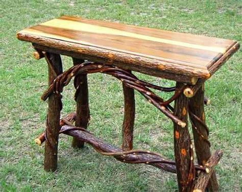 Rustic Elegance-Quality Bentwood Twig Willow by EverythingWillowSC Rustic Console Tables ...