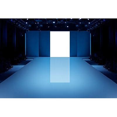 Buy Baocicco Empty Runway Before a Fashion Show Blue Backdrop 5x3ft Cotton Polyester Photography ...