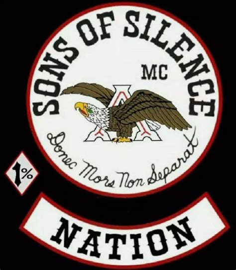 Sons of Silence Mc Nation Iron on Embroidered Set - Etsy