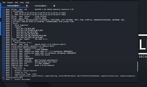 Using Metasploit and Nmap to scan for vulnerabilities