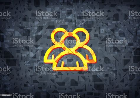 Group Icon Black Background Stock Illustration - Download Image Now - Backgrounds, Black Color ...