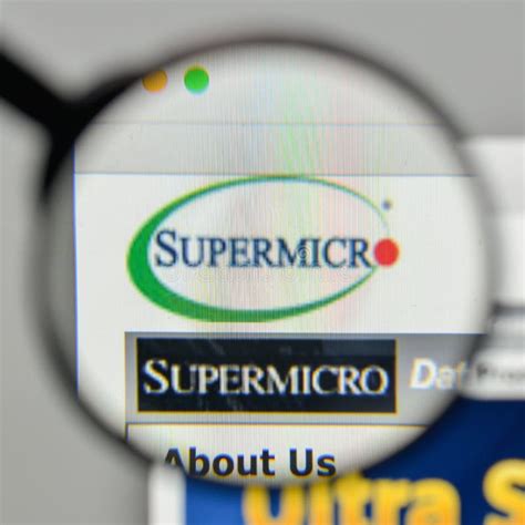 Supermicro Logo and Sign at Headquarters of Information Technology ...