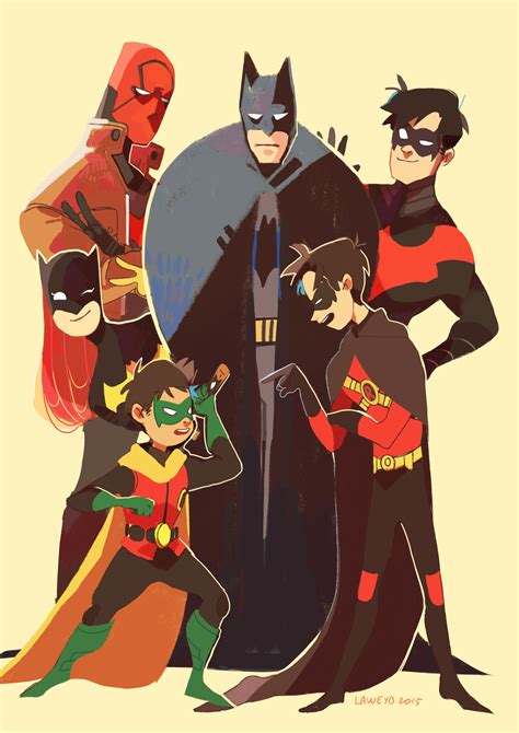 laweytheking: “ the batfamily ! ! now avilable at storenvy! ” Nightwing ...