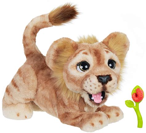 Hasbro Disney The Lion King Mighty Roar Simba Interactive Plush Toy ...