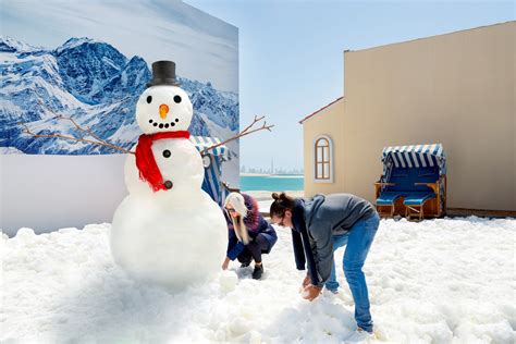 Dubai gets an actual snowman – in July | Time Out Dubai