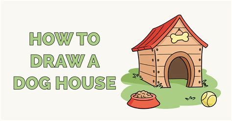 How to Draw a Dog House - Really Easy Drawing Tutorial