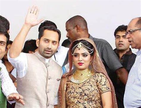 PIX: Malayalam actor Fahadh Faasil weds Nazriya Nazim - Rediff.com Movies