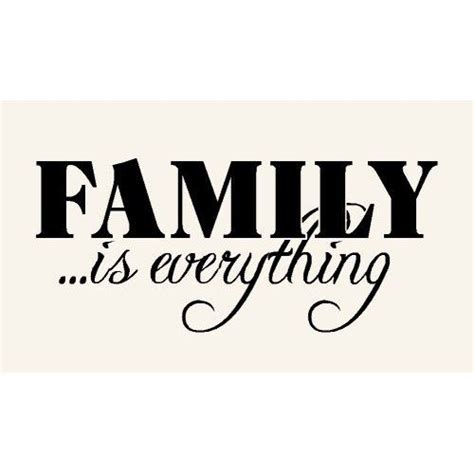 Wall Decal Word Vinyl Sticker Art Family Is Everything | Family word ...