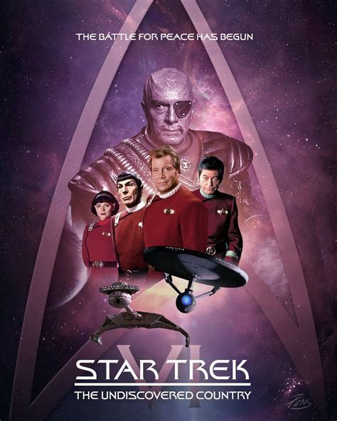 Gaz Williams 🇬🇧 on Twitter | Fandom star trek, Star trek vi, Star trek poster