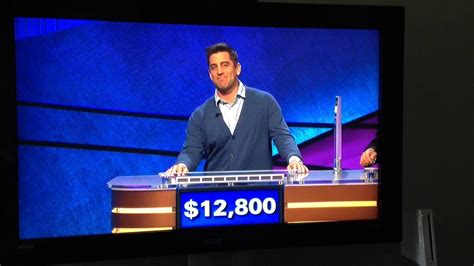 Aaron Rodgers on Jeopardy - YouTube