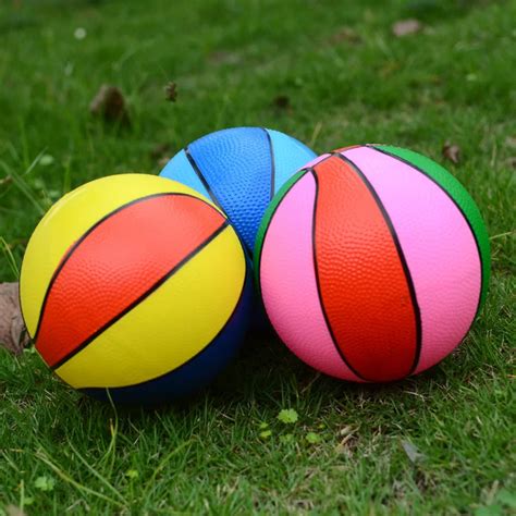 15cm Colorful Inflatable Ball Bouncing Balls PVC Rubber Ball Kids ...