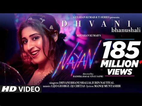 NAYAN SONG LYRICS IN ENGLISH - DHVANI BHANUSHALI & JUBIN NAUTIYAL