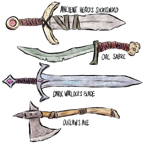 [OC] open for commissions! : r/drawyourweapons