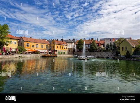 Small town Tapolca (Hungary Stock Photo - Alamy