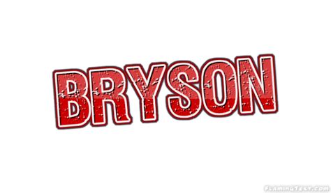 Bryson Logo | Free Name Design Tool from Flaming Text