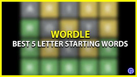 5 Letter Words With Most Vowels To Start Wordle - Gamer Tweak