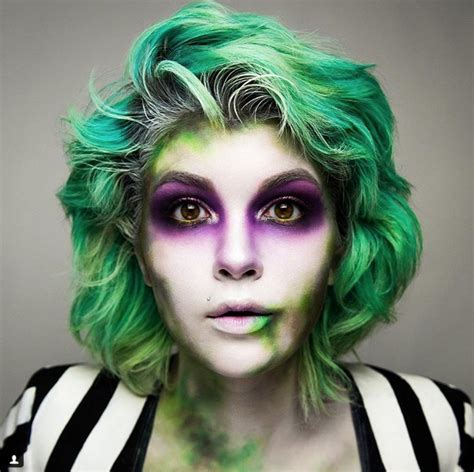 11 Halloween Makeup Looks That Will Make You Scream, "Beetlejuice ...