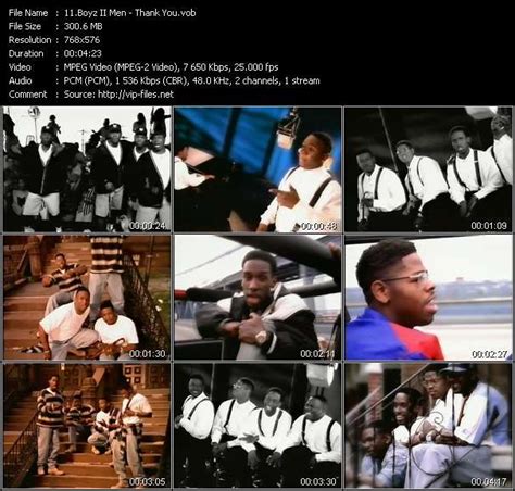 Download Boyz II Men video End Of The Road, clip One Sweet Day, vidoclip It's So Hard To Say ...