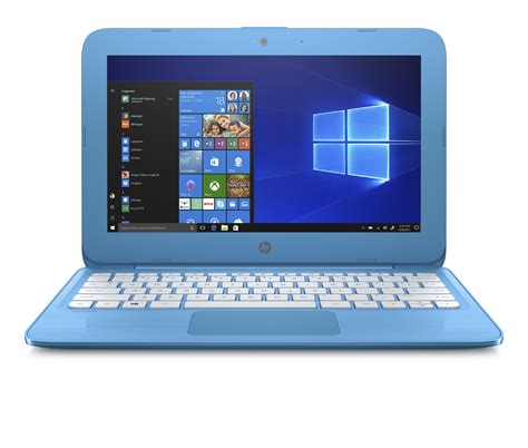 HP 11-AH011WM 11.6" Laptop Intel Celeron N3060 1.6 GHz 4GB SDRAM 32GB eMMC Aqua Blue - Walmart.com