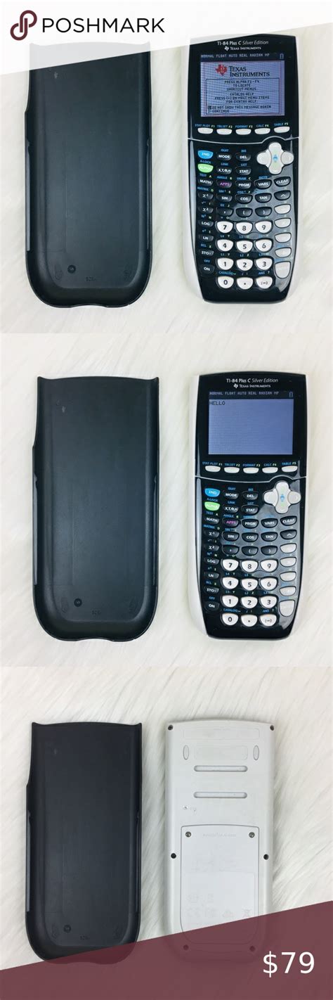 TI-84 Plus C Silver Edition Graphing Calculator EUC TI-84 Plus C Silver Edition Works perfectly ...