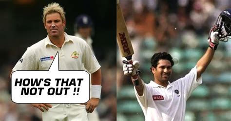 Shane Warne recalls umpiring mistakes against Sachin Tendulkar